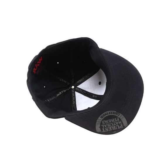 RAW  FLAT BRIM FLEX FIT HAT - S/M