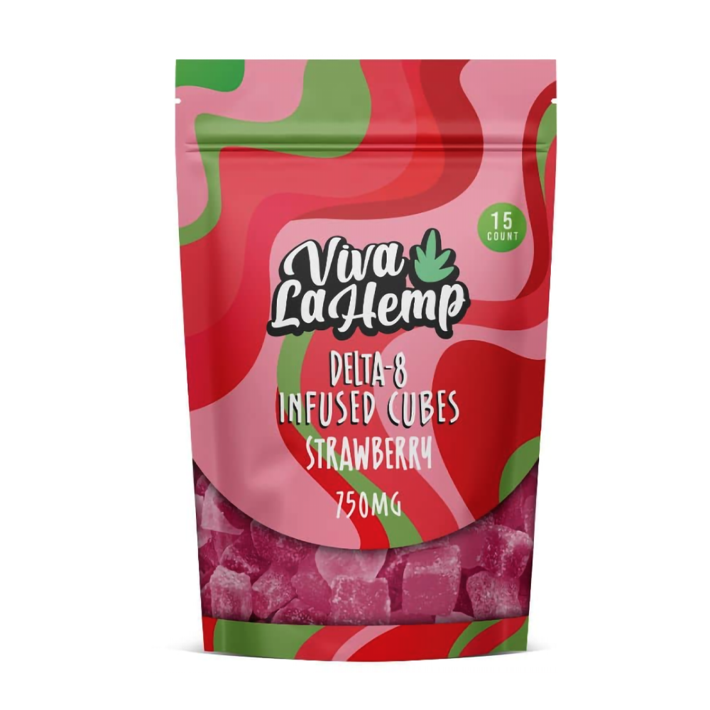 VIVA LA HEMP D8 750 MG GUMMIES - STRAWBERRY