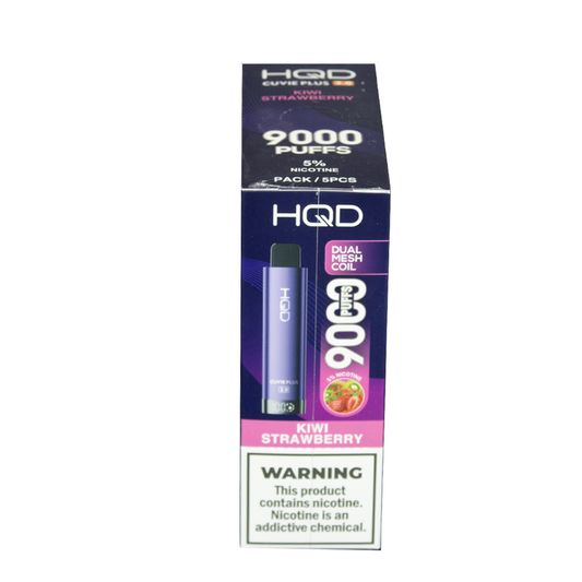 HQD CUVIE PLUS 2.0 5% DISPOSABLE - KIWI STRAW