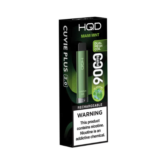 HQD CUVIE PLUS 2.0 5% DISPOSABLE - MIAMI MINT