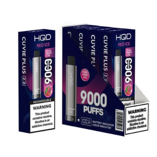 HQD CUVIE PLUS 2.0 5% DISPOSABLE - RED ICE