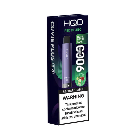 HQD CUVIE PLUS 2.0 5% DISPOSABLE - RED MOJITO