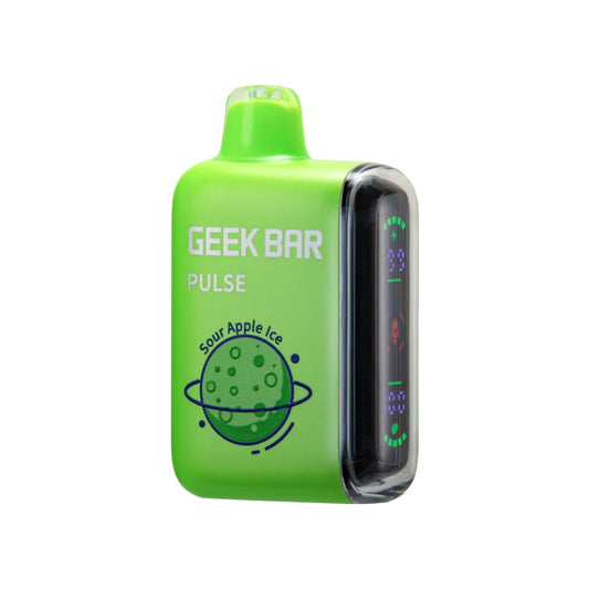 GEEK BAR PULSE 5% NIC 15000 PUFFS DISPOSABLE - SOUR APPLE ICE