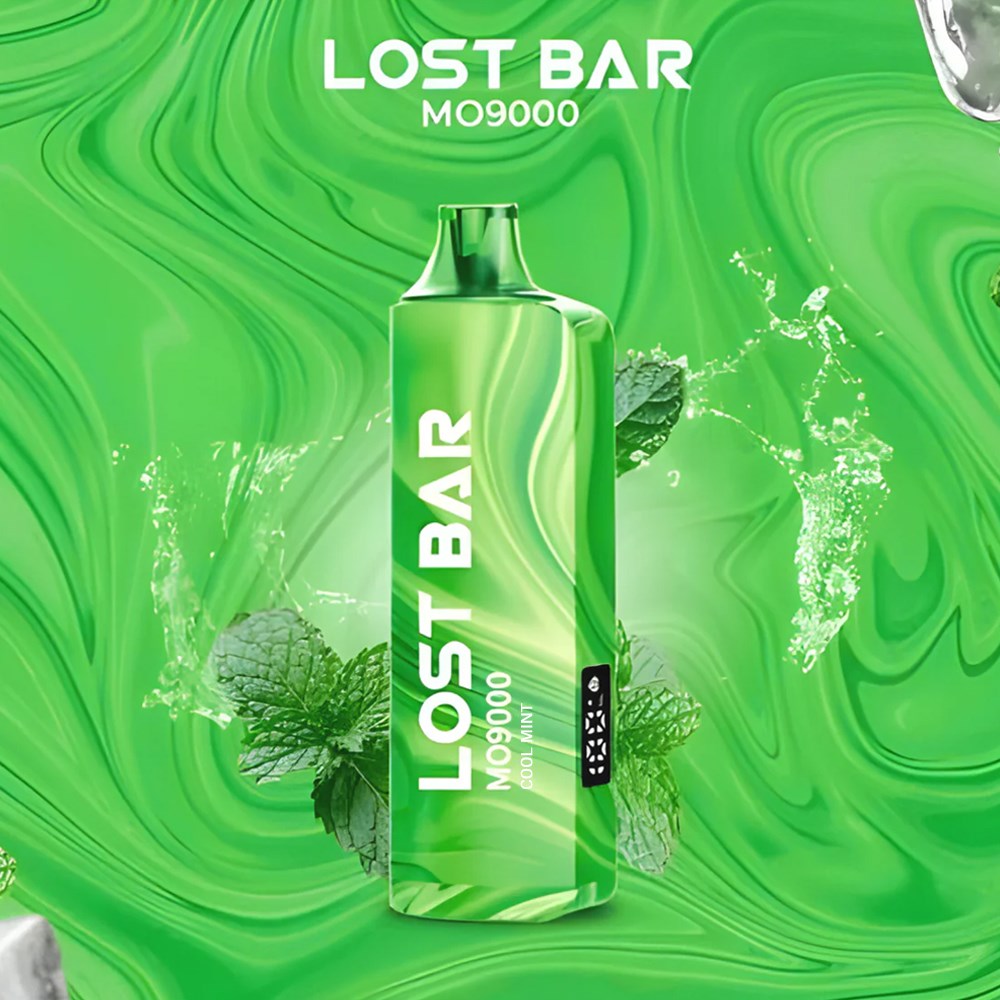 LOST BAR MO9000 5%  NIC DISPOSABLE - COOL MINT