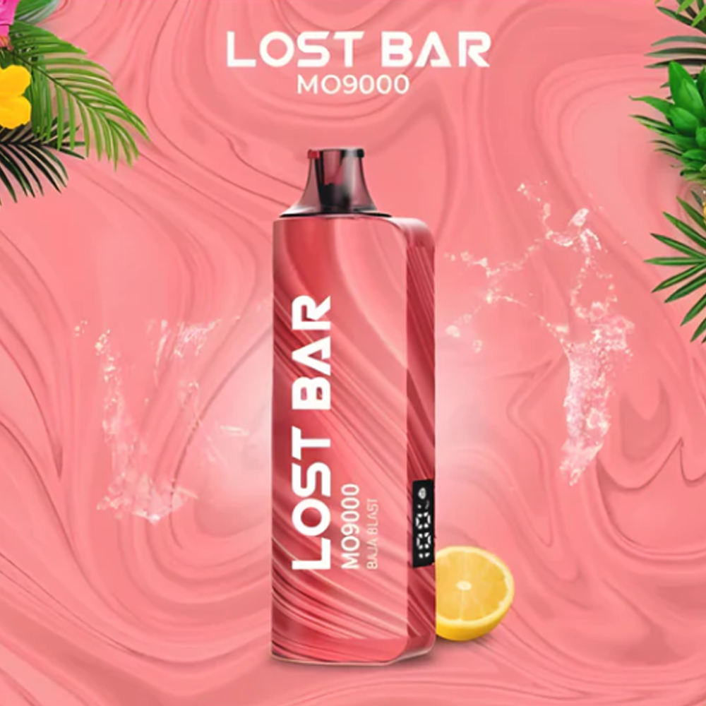 LOST BAR MO9000 5%  NIC DISPOSABLE - BAJA  BLAST
