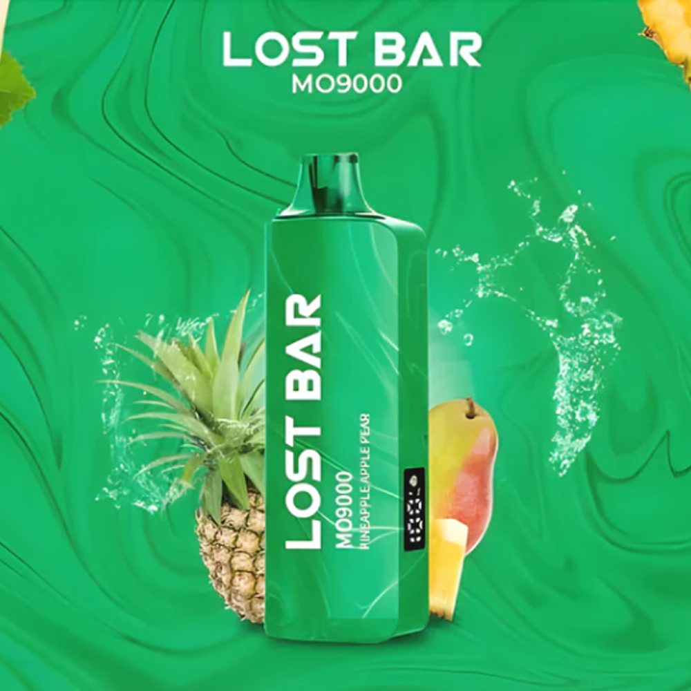 LOST BAR MO9000 5%  NIC DISPOSABLE - PINEAPPLE APPLE PEAR