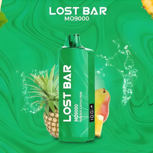 LOST BAR MO9000 5%  NIC DISPOSABLE - PINEAPPLE APPLE PEAR