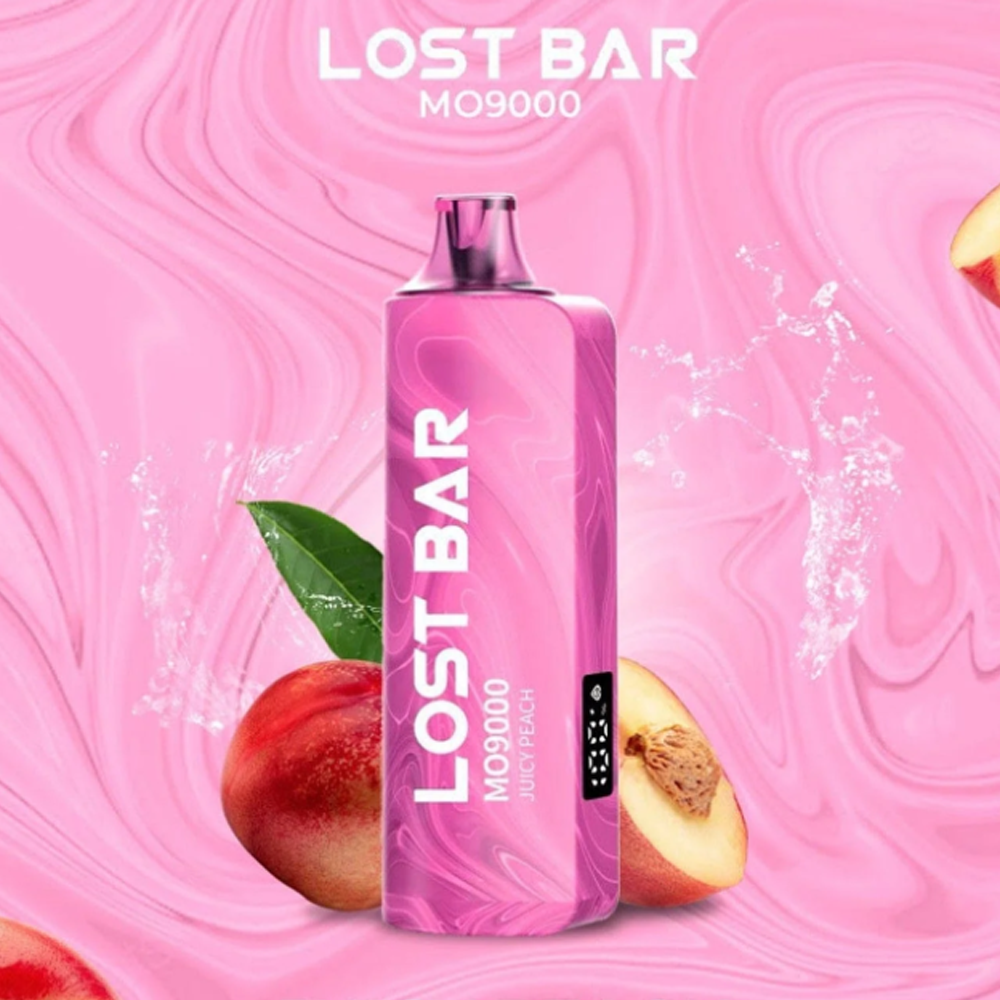 LOST BAR MO9000 5% NIC DISPOSABLE - JUICY PEACH