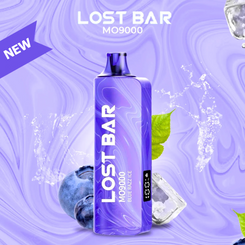 LOST BAR MO9000 5% NIC DISPOSABLE - BLUE RAZZ ICE