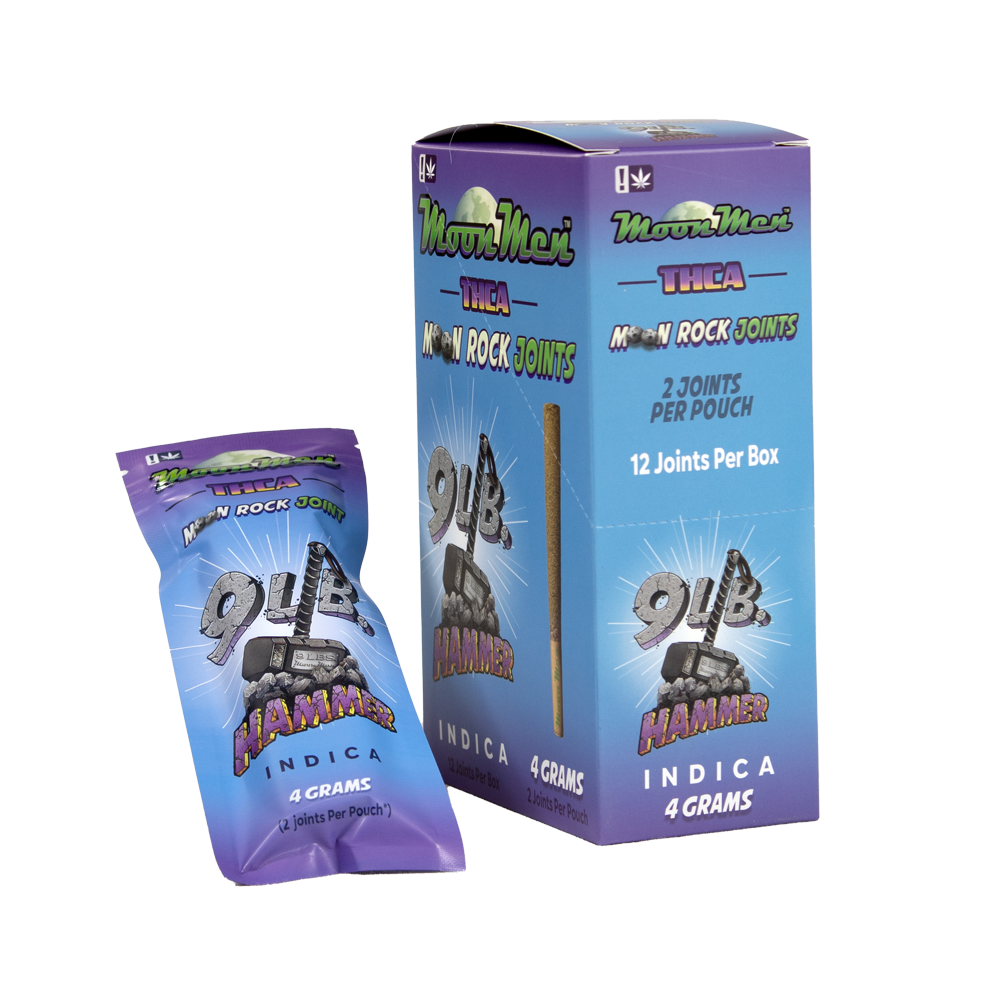 MOON MEN THCA ROCK 4G JOINT INDICA - 9LB HAMMER