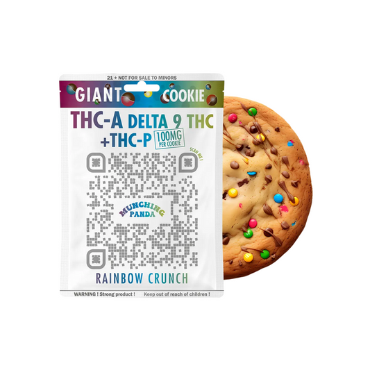 MUNCHING PANDA 100MG THCA/D9THC/THCP COOKIES - RAINBOW CRUNCH