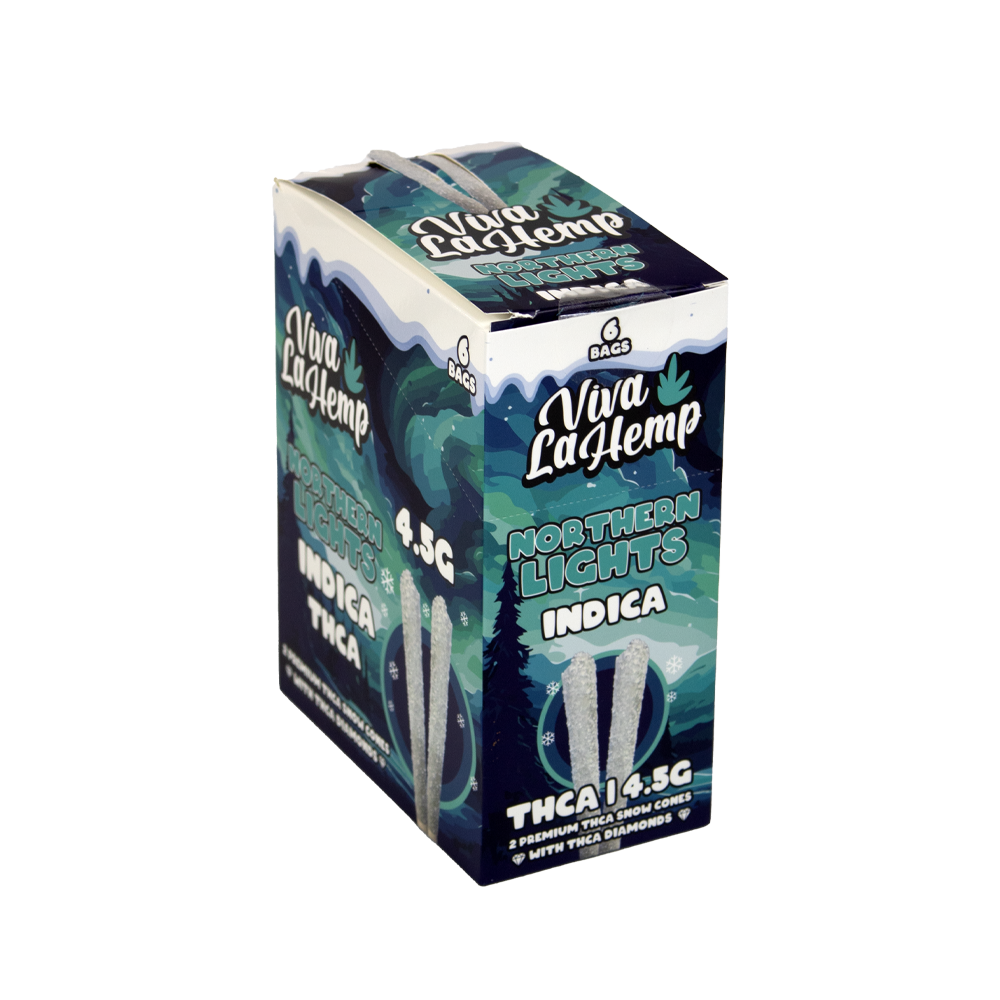 VIVA LA HEMP 4.5G 2CTS SNOW CONES INDICA - NORTHERN LIGHTS