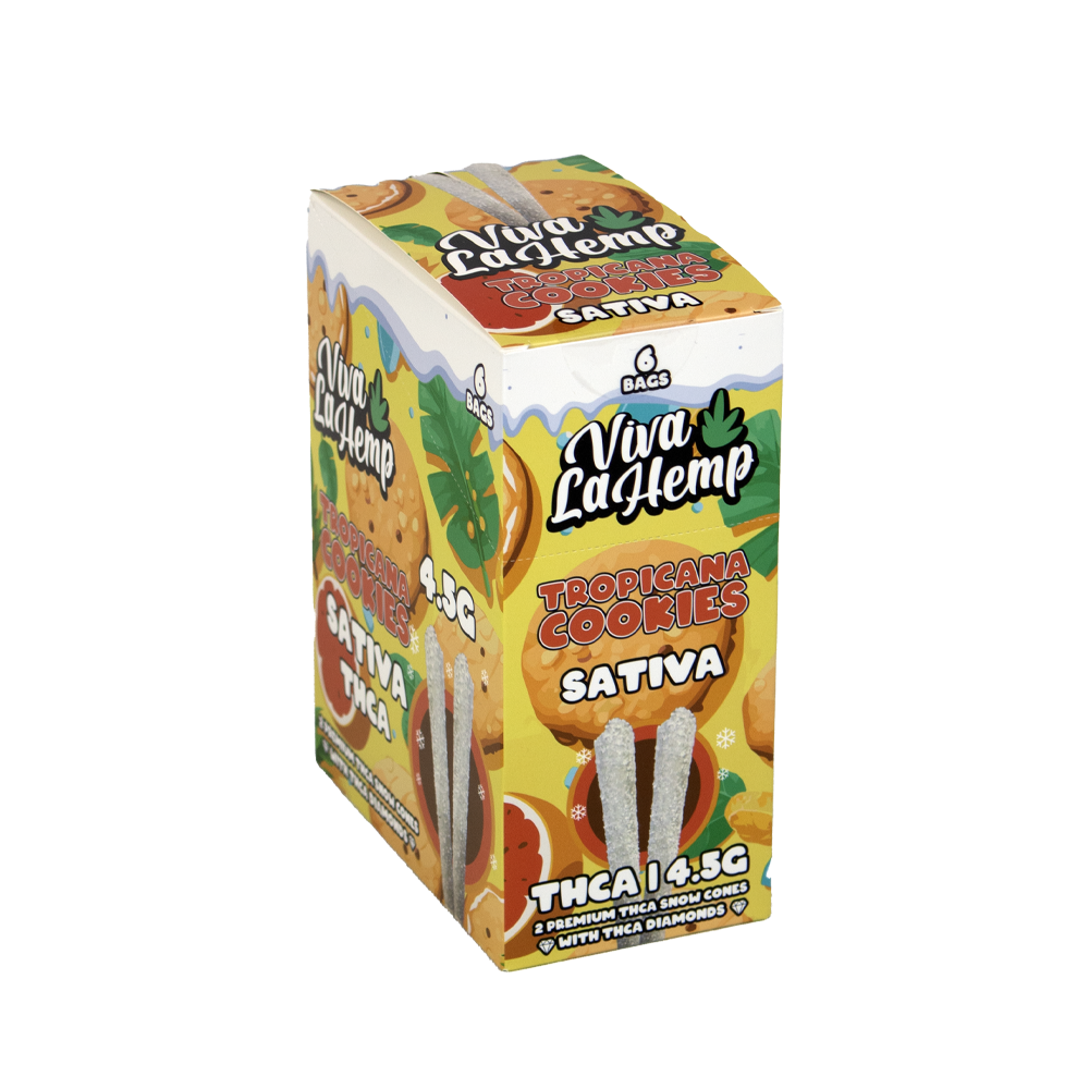 VIVA LA HEMP 4.5G 2CTS SNOW CONES SATIVA - TROPICANA COOKIES