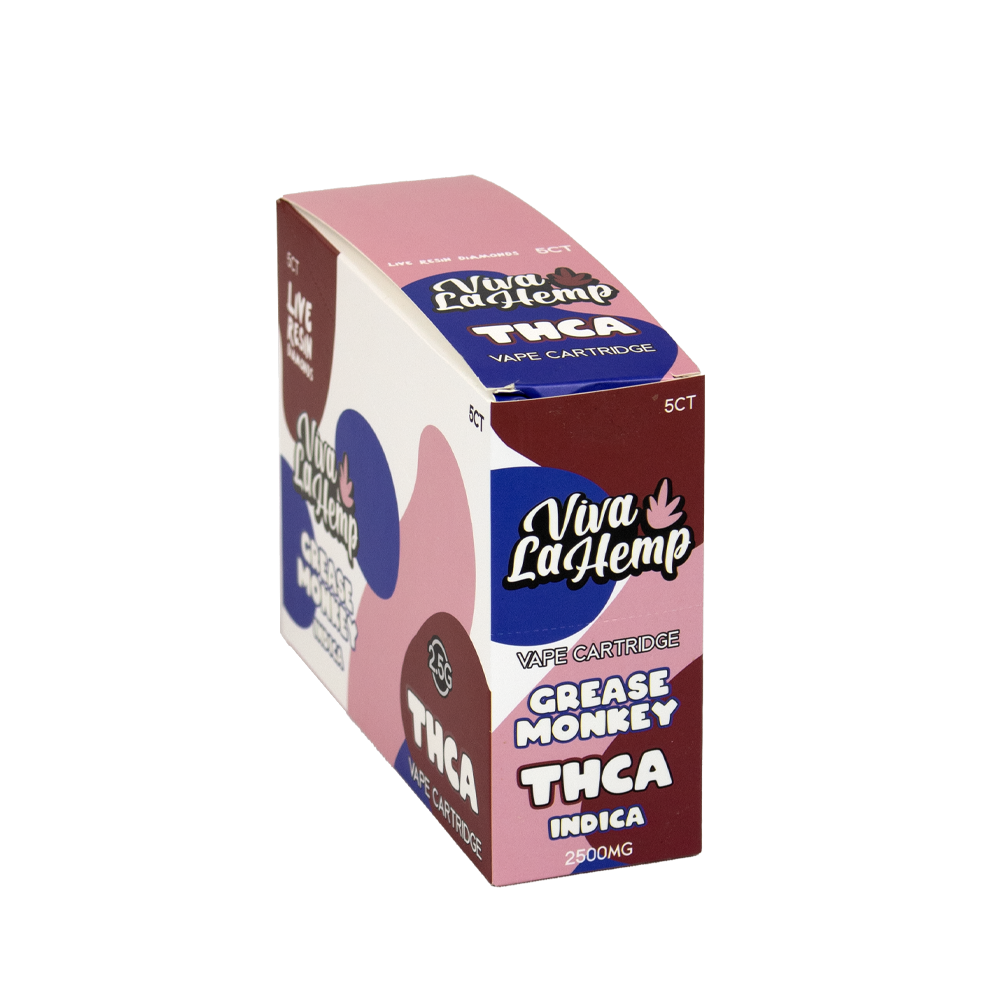 VIVA LA HEMP THCA 2500MG CARTRIDGE - GREASY MONKEY