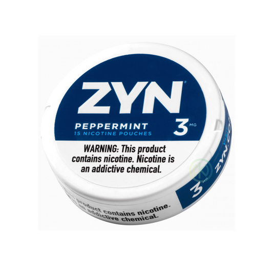 ZYN  NICOTINE 3MG POUCHES -PEPPERMINT