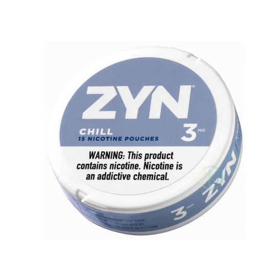 ZYN  NICOTINE 3MG POUCHES - CHILL