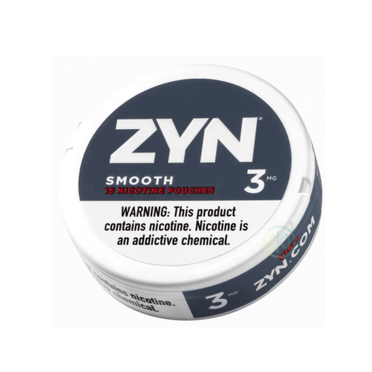 ZYN  NICOTINE 3MG POUCHES - SMOOTH