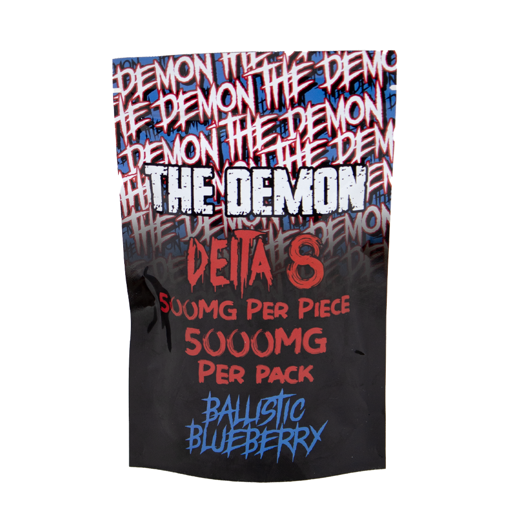 THE DEMON 5000MG D8 GUMMIES - BALLISTIC BERRY