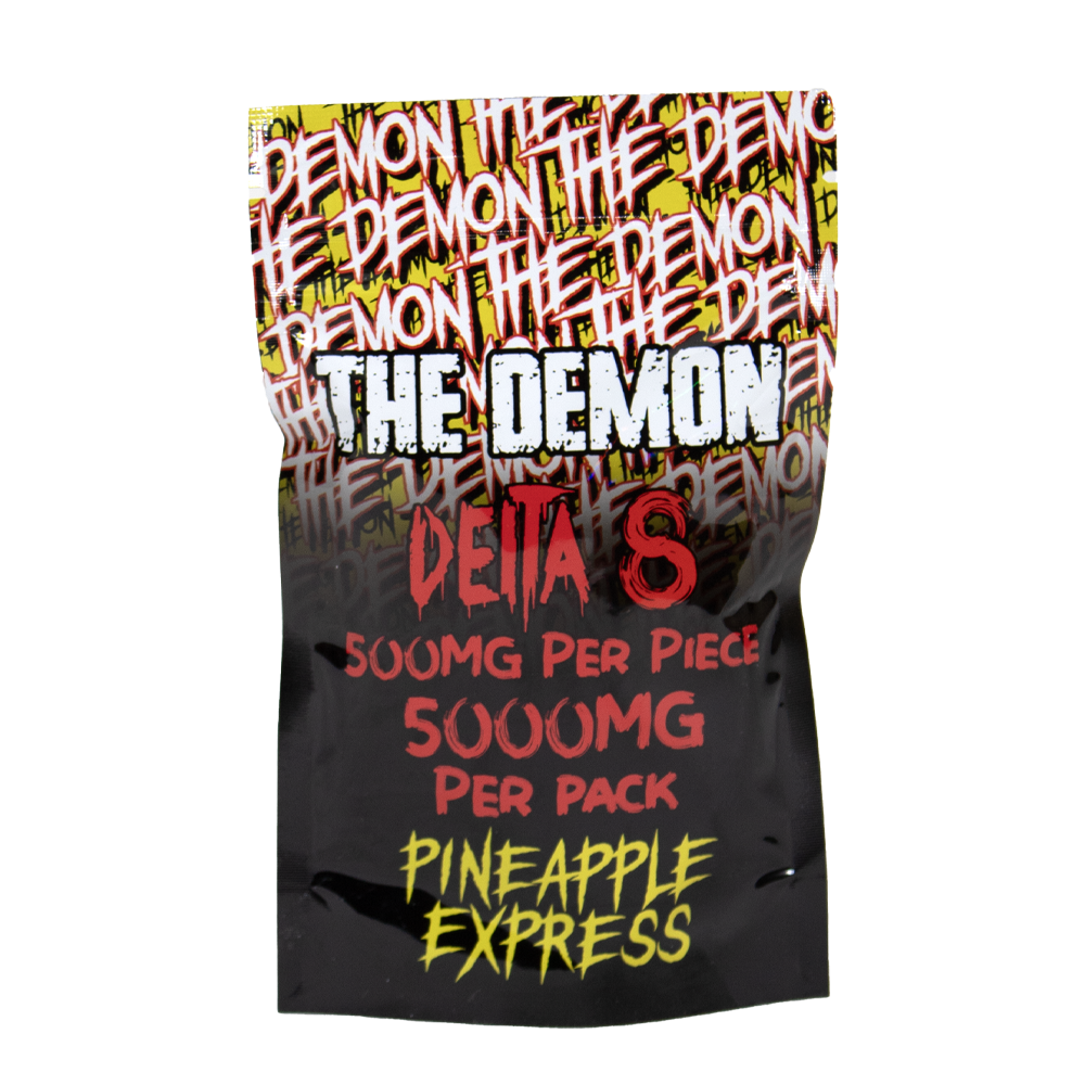 THE DEMON 5000MG D8 GUMMIES - PINEAPPLE EXPRESS