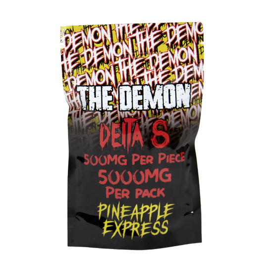 THE DEMON 5000MG D8 GUMMIES - PINEAPPLE EXPRESS