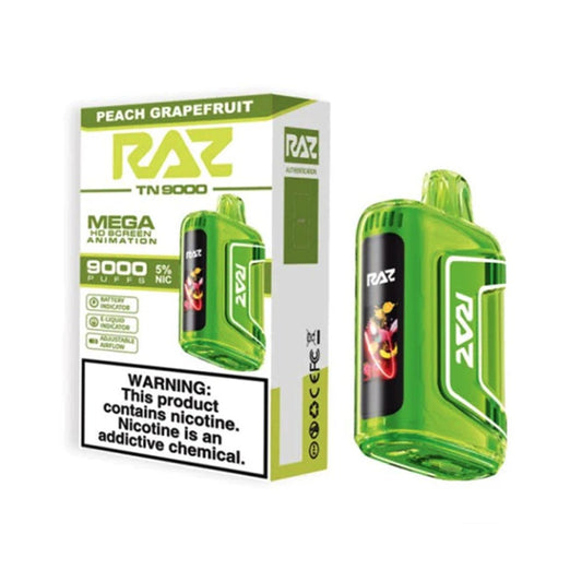 RAZ 5% NIC 9000PUFFS DISPOSABLE - PEACH GRAPEFRUIT
