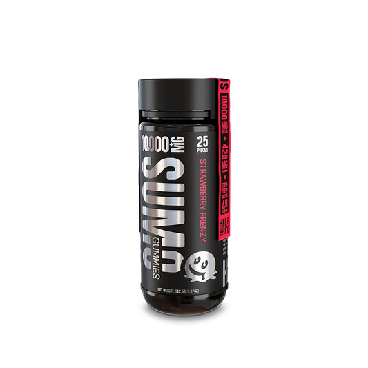 HALF BAK'D D9 THCA/THCP SUMO 10000MG GUMMIES - STRAW FRENZY