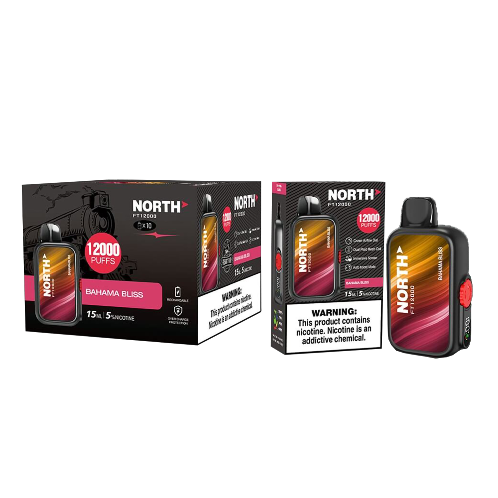 NORTH FT12000 PUFFS 5% NIC DISPOSABLE - BAHAMA BLISS