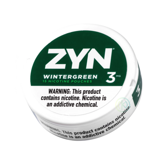 ZYN  NICOTINE 3MG POUCHES - WINTERGREEN