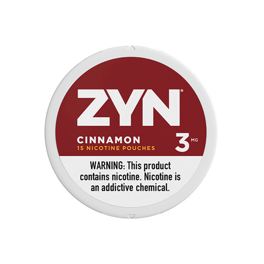 ZYN  NICOTINE 3MG POUCHES - CINNAMON