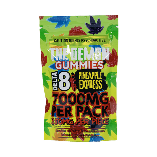 THE DEMON 7000MG D8 GUMMIES - PINEAPPLE EXPRESS