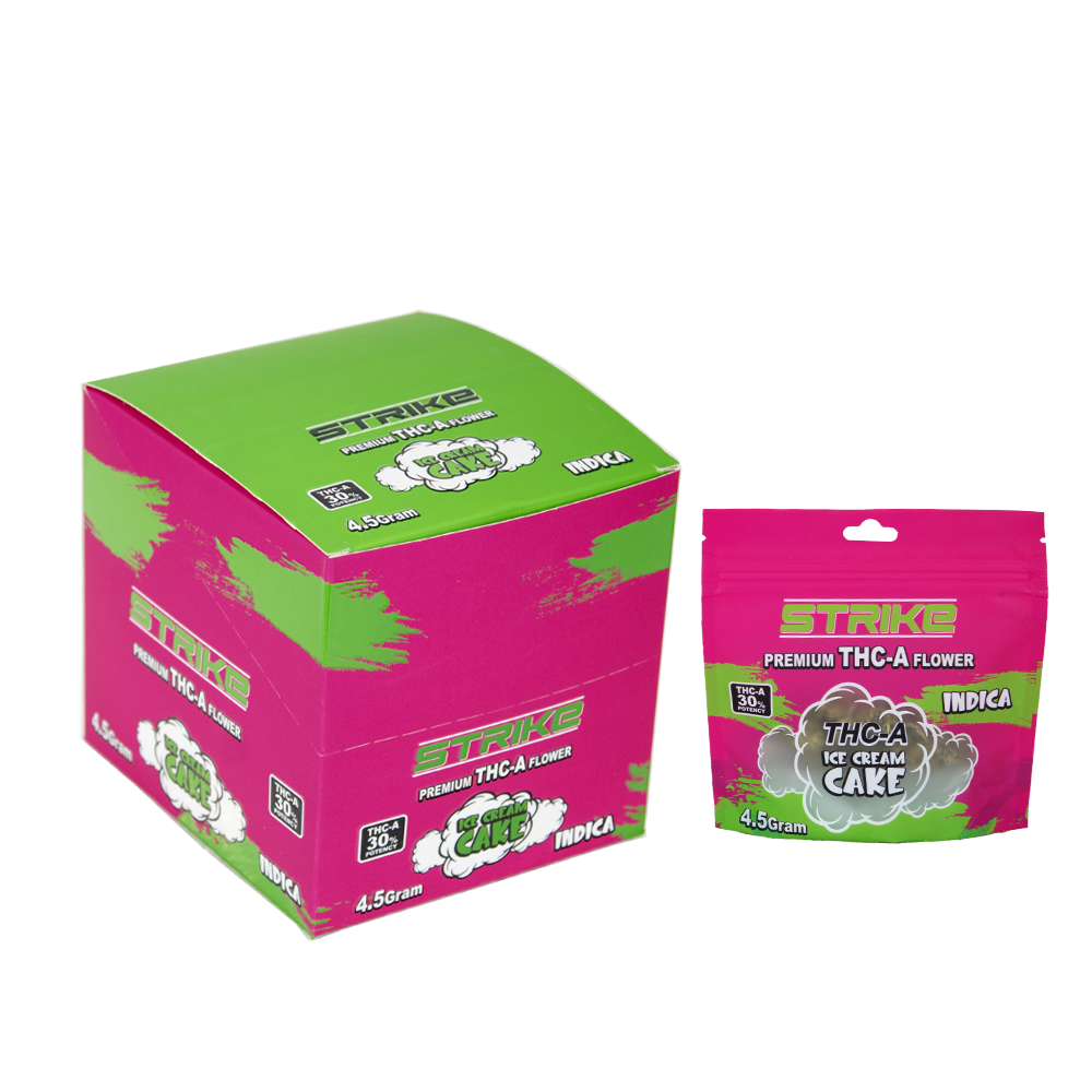 STRIKE DIAMOND THCA 4.5G FLOWER INDICA - ICECREAM CAKE