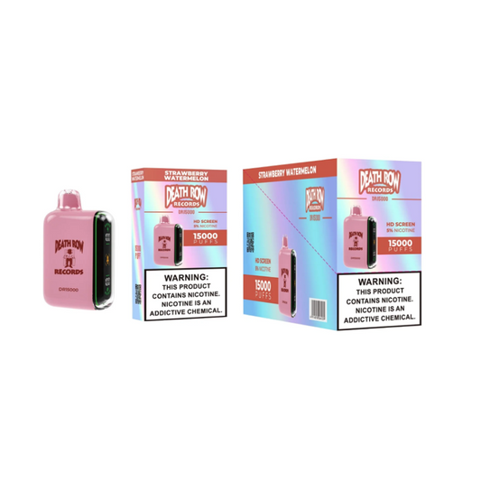 DEATHROW  5% NIC 15000 PUFFS DISPOSABLE - STRAW WTRMLN