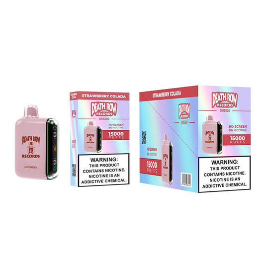 DEATHROW  5% NIC 15000 PUFFS DISPOSABLE - STRAW COLADA