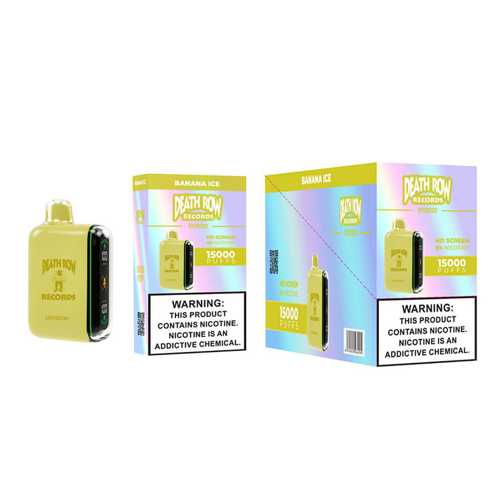 DEATHROW  5% NIC 15000 PUFFS DISPOSABLE - BANANA ICE