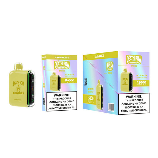 DEATHROW  5% NIC 15000 PUFFS DISPOSABLE - BANANA ICE