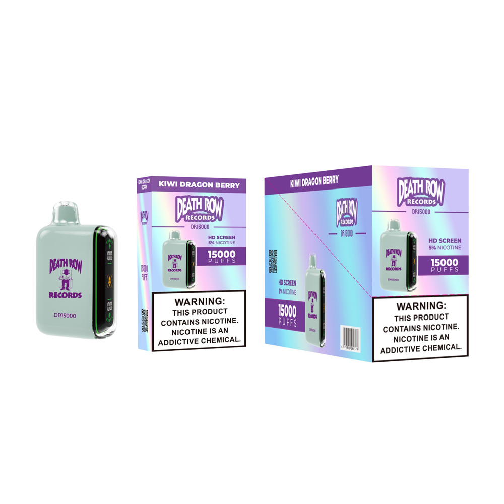 DEATHROW  5% NIC 15000 PUFFS DISPOSABLE - KIWI DRAGON BERRY