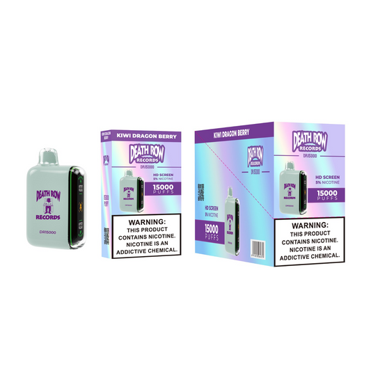 DEATHROW  5% NIC 15000 PUFFS DISPOSABLE - KIWI DRAGON BERRY