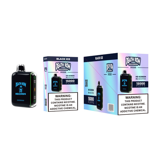 DEATHROW  5% NIC 15000 PUFFS DISPOSABLE - BLACK ICE