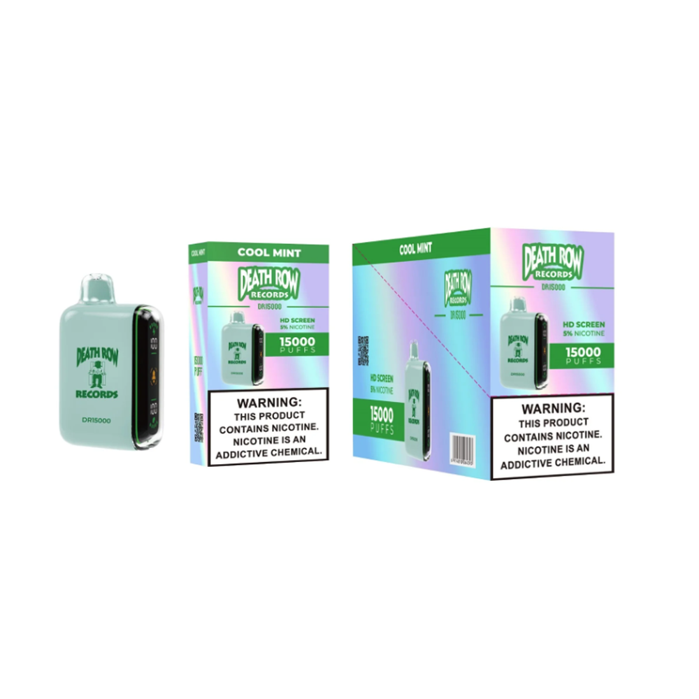 DEATHROW  5% NIC 15000 PUFFS DISPOSABLE - COOL MINT