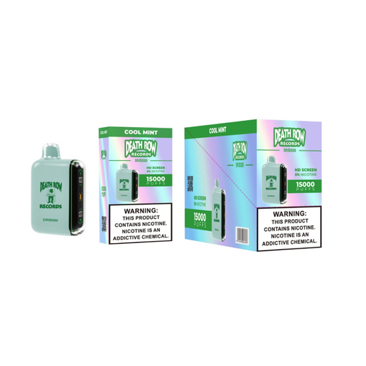 DEATHROW  5% NIC 15000 PUFFS DISPOSABLE - COOL MINT