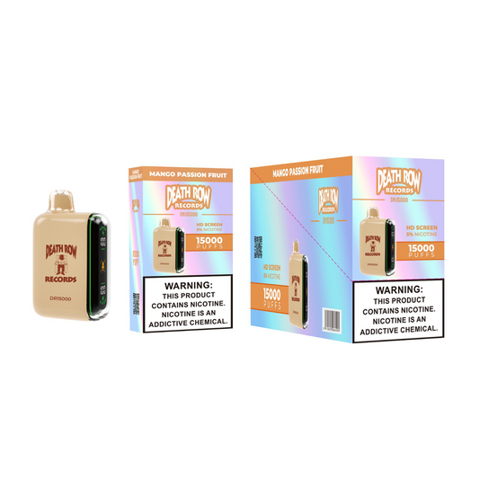DEATHROW  5% NIC 15000 PUFFS DISPOSABLE - MANGO PASSIONFRUIT