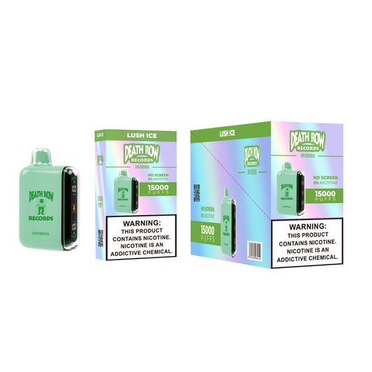 DEATHROW  5% NIC 15000 PUFFS DISPOSABLE - LUSH ICE