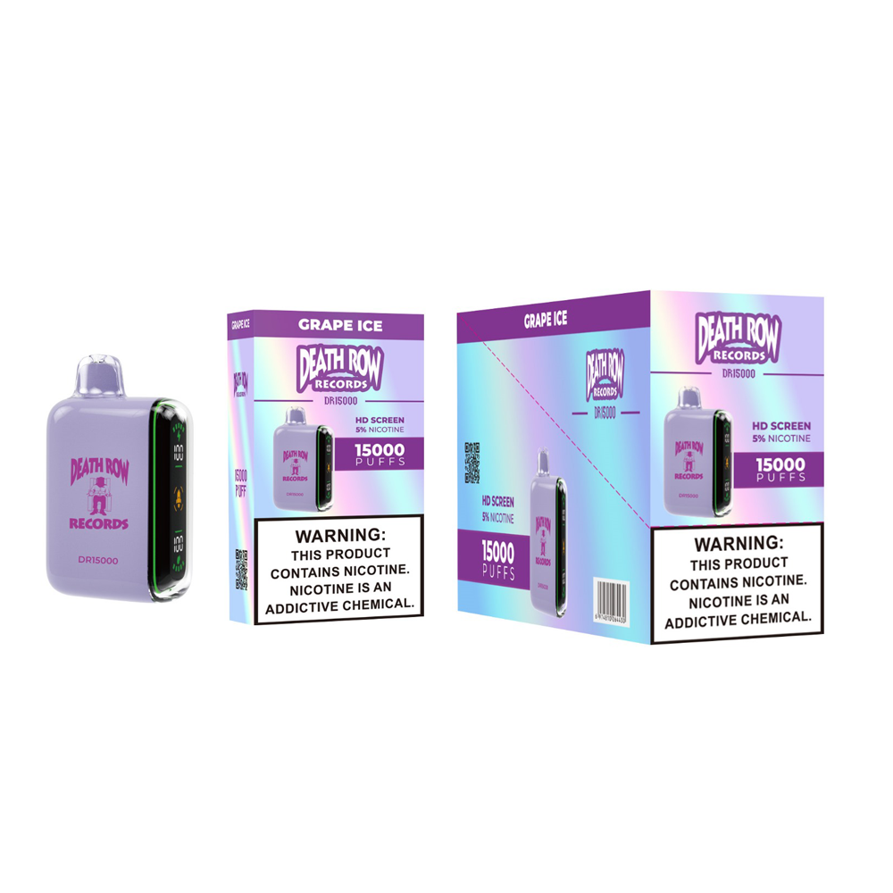DEATHROW  5% NIC 15000 PUFFS DISPOSABLE - GRAPE ICE