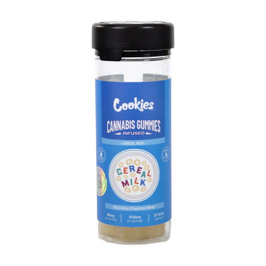 COOKIES THCA/D9  SIGNATURE BLEND 25CT 2500MG GUMMIES - CEREAL MILK