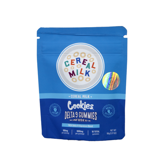 COOKIES THCA/D9  SIGNATURE BLEND 10CT 1000MG GUMMIES - CEREAL MILK