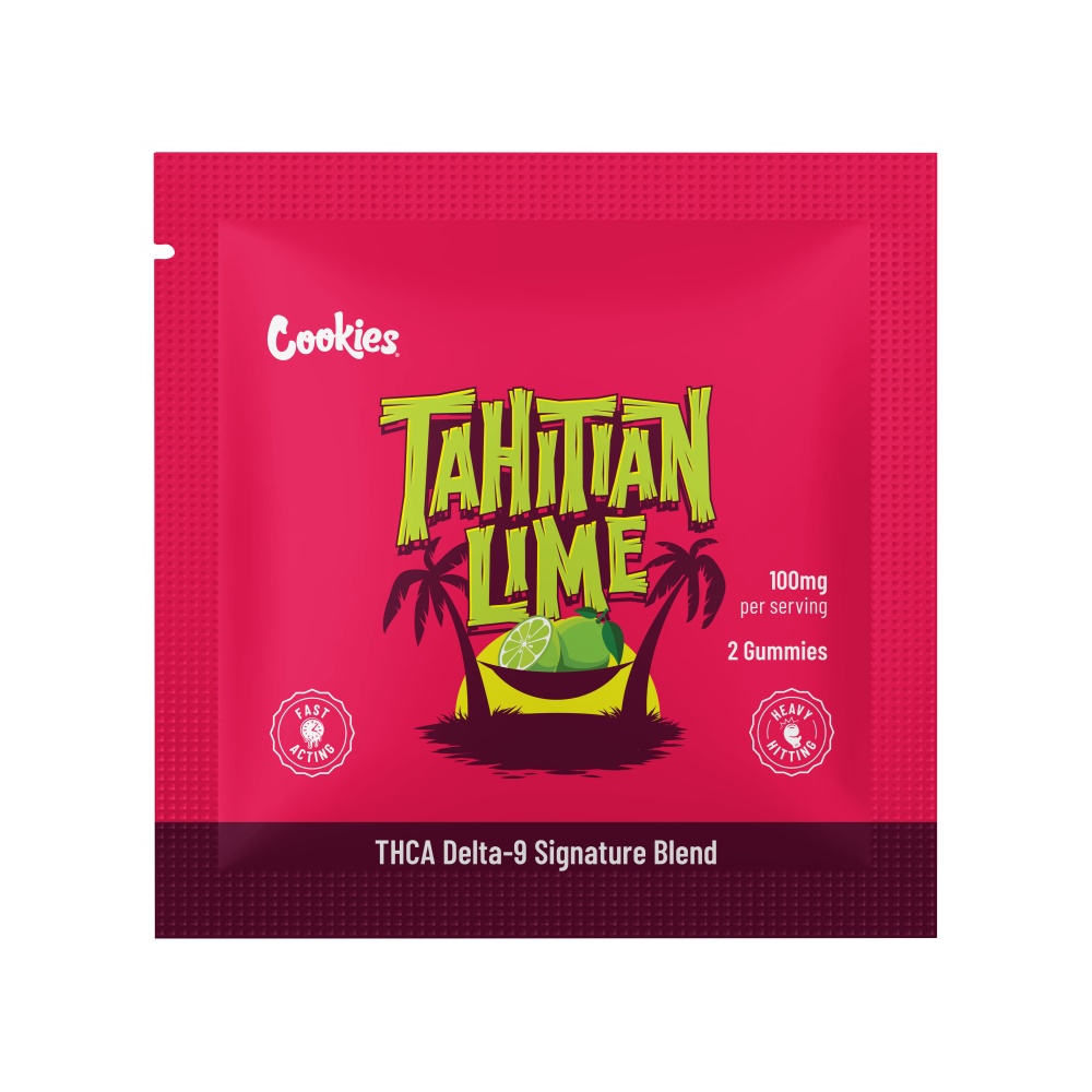 COOKIES THCA/D9  SIGNATURE BLEND 2CT 100MG GUMMIES - TAHITIAN LIME
