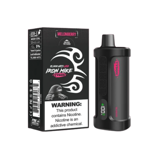 TYSON IRON MIKE 5% NIC 15000PUFFS DISPOSABLE - MELON BERRY