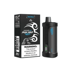 TYSON IRON MIKE 5%NIC 15000PUFFS  DISPOSABLE - BLUE RAZZ