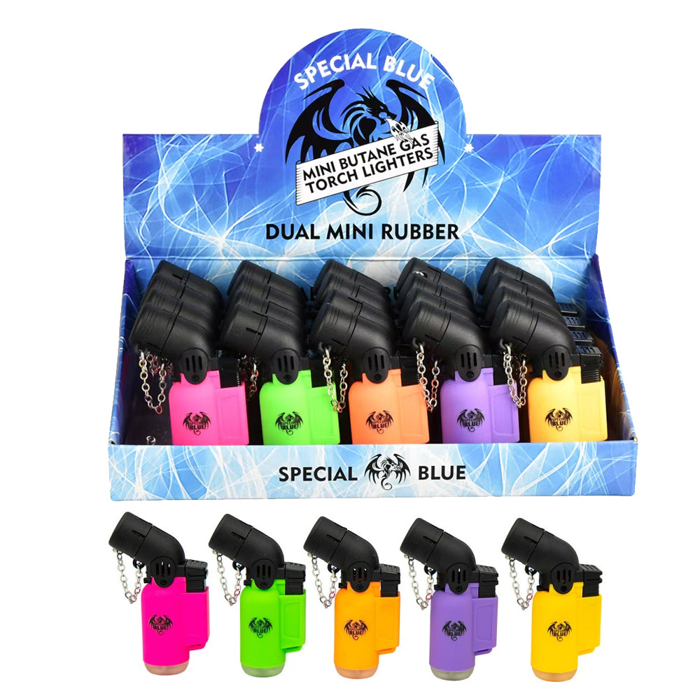 SPECIAL BLUE MINI RUBBER 2.0 LIGHTER- 20CT/ DISPLAY