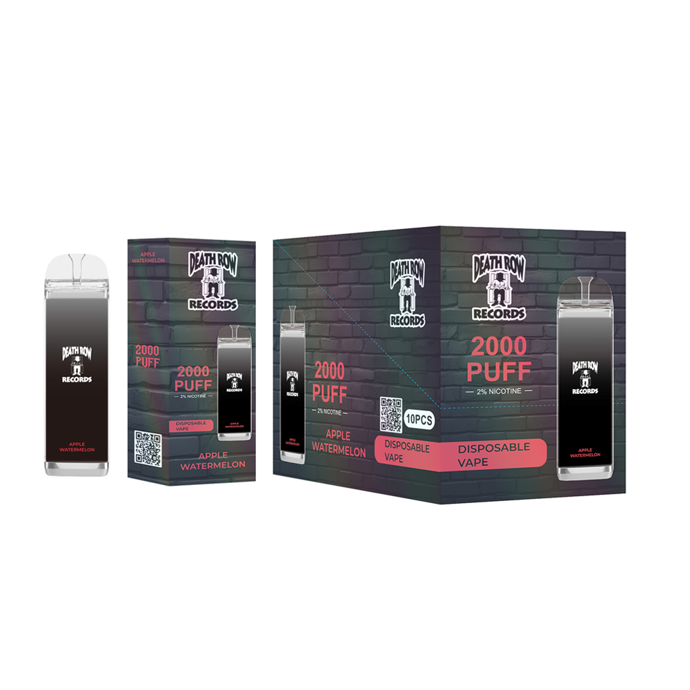 DEATHROW  2% NIC 2000 PUFFS DISPOSABLE - APPLE WATERMELON